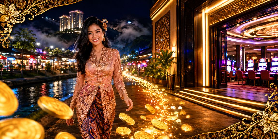 Suasana hiburan kasino bertema batik di Genting Highlands dengan platform cla45s