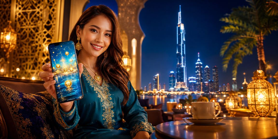 Suasana permainan kasino bertema Hari Raya di Kuala Lumpur melalui platform cla45s